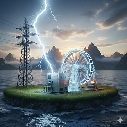 Obrázek pro produkt Semi ostrovní bateriové uložiště 100kWh s přípravou na napojení energetické zařízení dle patentu č.310206